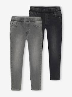 Lot 2 jeans garçon slim   - vertbaudet enfant