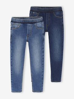 Lot 2 jeans garçon slim   - vertbaudet enfant