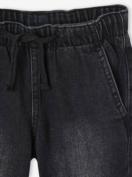 Jean garçon large facile à enfiler denim black+denim bleached+denim brut+gris+stone 7 - vertbaudet enfant 