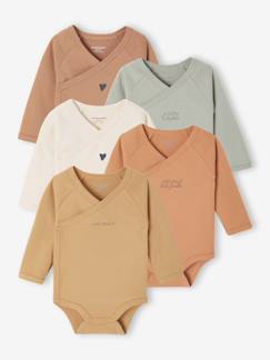 Bébé-Body-Lot de 5 bodies Basics ouverture naissance