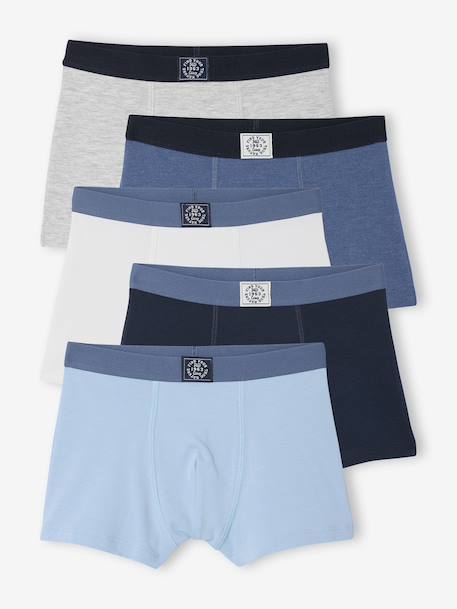 Garçon-Lot 5 boxers unis garçon