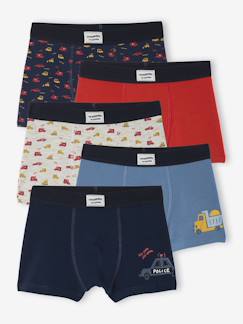 Lot de 5 boxers voiture garçon  - vertbaudet enfant