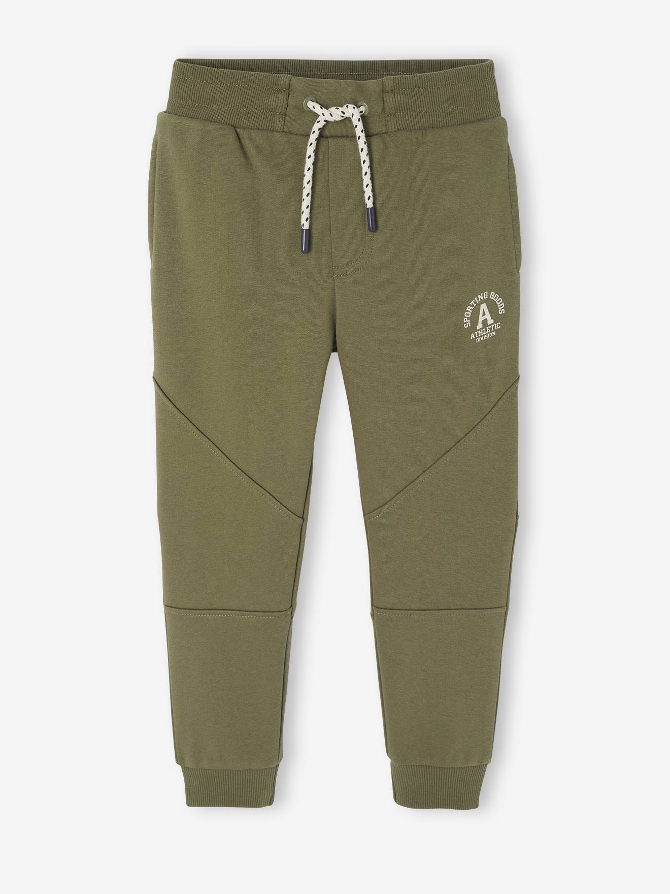 Pantalon jogging Athletic garon en molleton kaki 14 €
