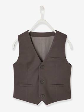 Gilet Sans Manches En Jean Garçon - Style Cowboy, Printemps/Automne - 96% Coton, Coupe Slim