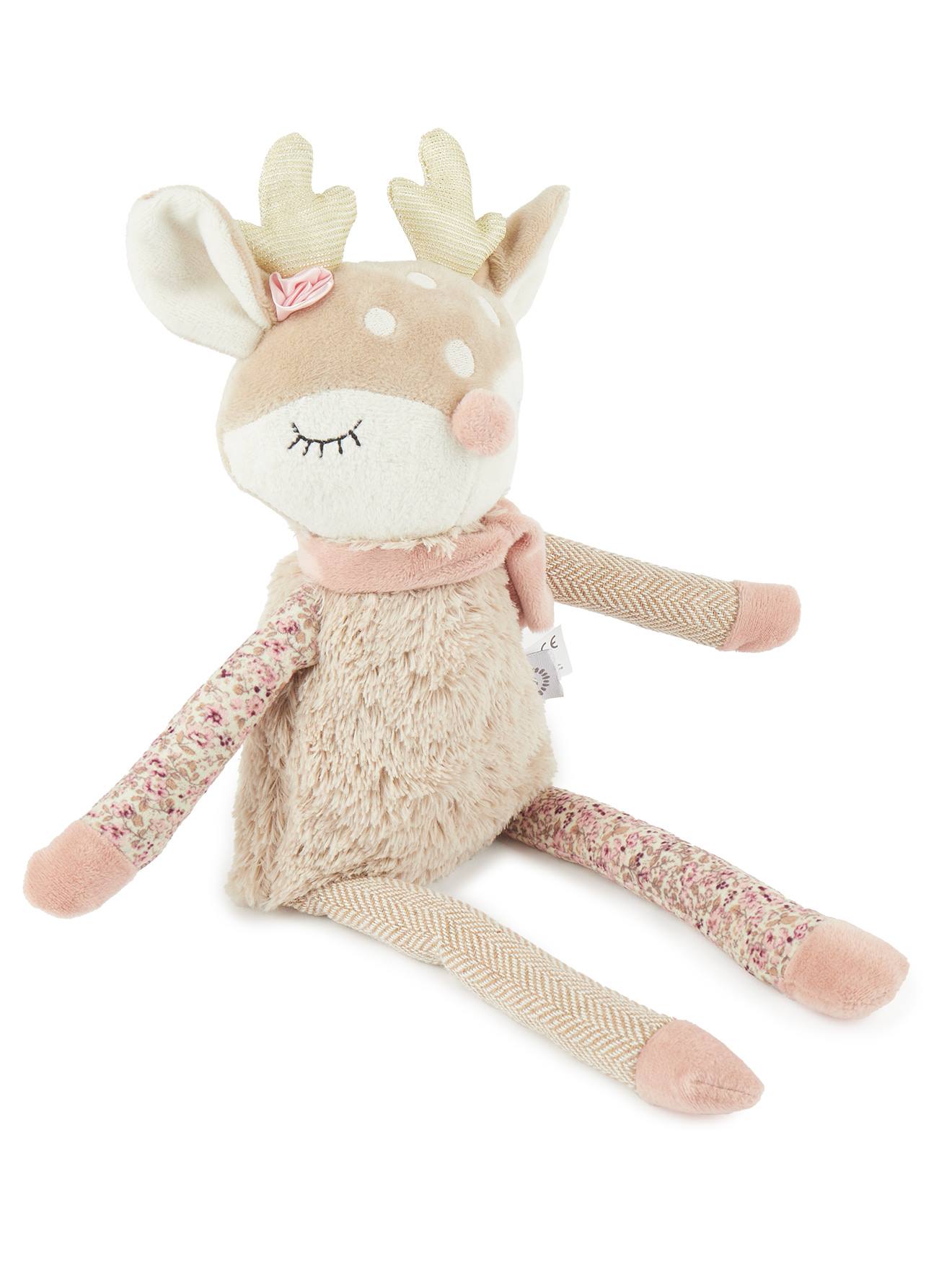 Peluche Faon Ella Xl Doudou Cerf Faon Ella