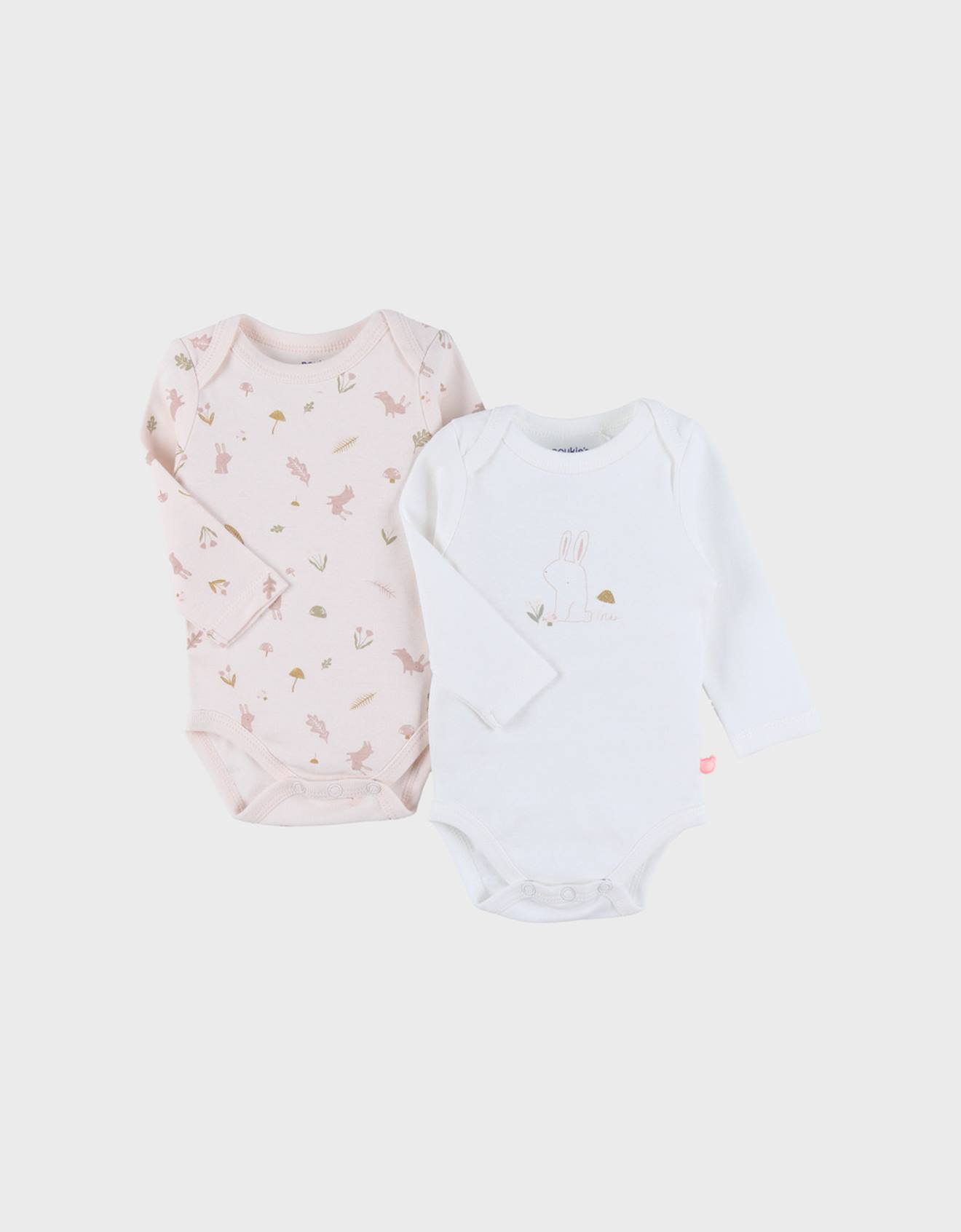 Set De 2 Bodys Coton Blanc