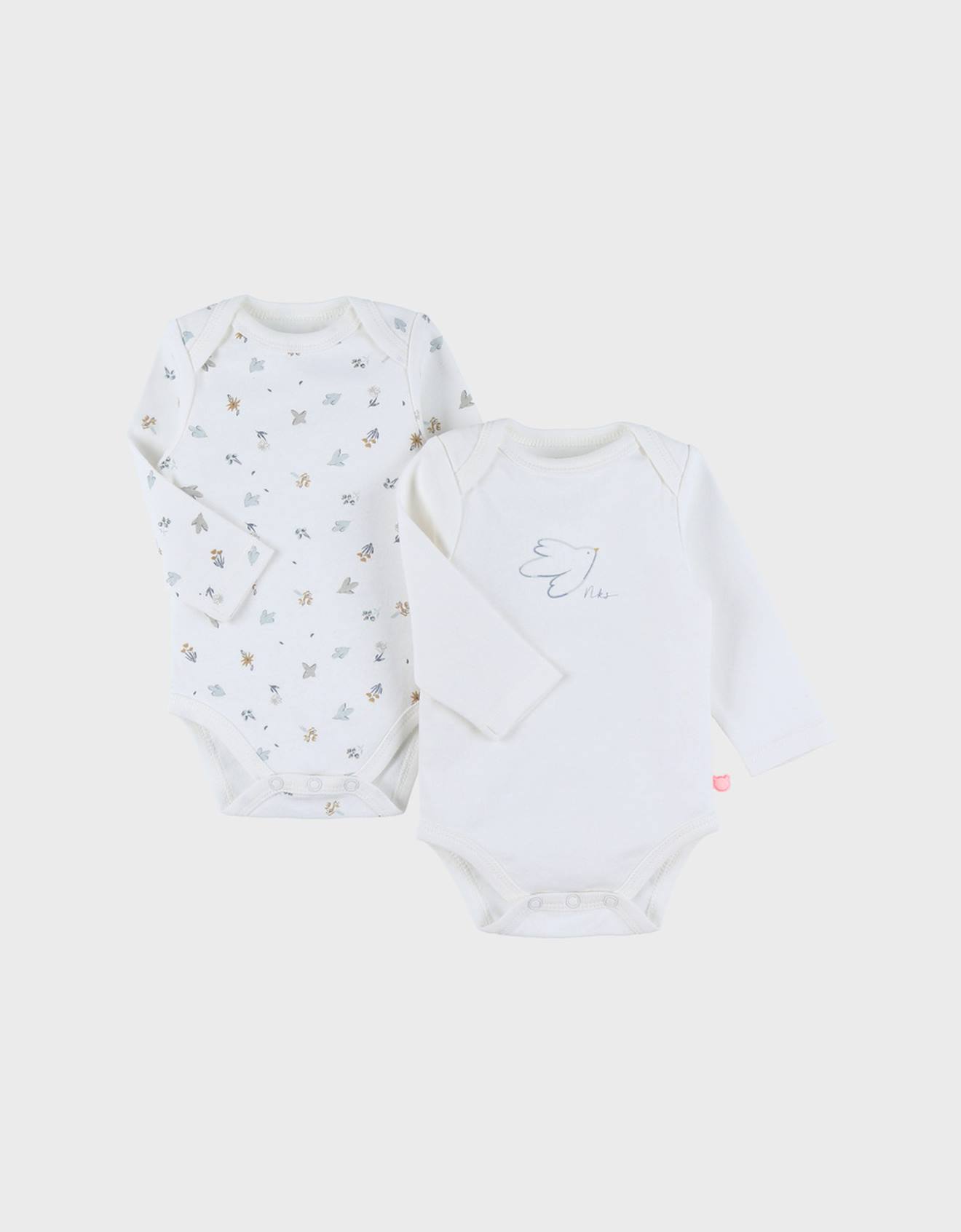 Set De 2 Bodys Coton Blanc