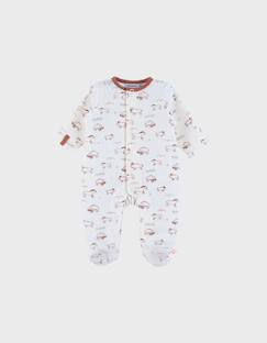 Bébé-Pyjama, surpyjama-Pyjama bébé en velours avec imprimé mammouth