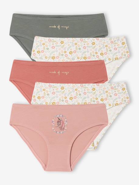 Fille-Lot de 5 culottes assorties fille