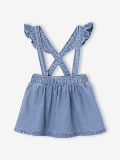 Bébé-Robe, jupe-Jupe en denim à bretelles