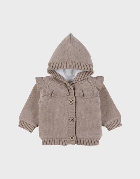 Bébé-Mantelet en tricot à volants