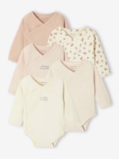 Bébé-Body-Lot de 5 bodies ouverture naissance