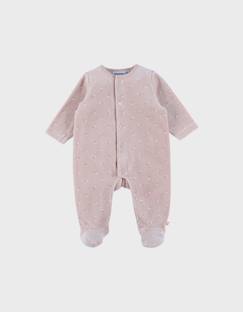 Pyjama bébé en velours  - vertbaudet enfant