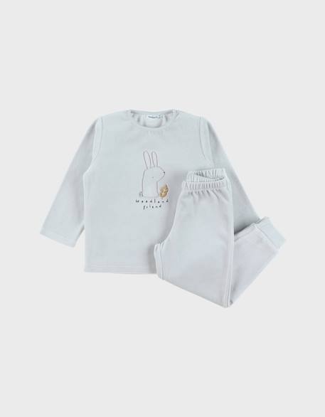 Bébé-Pyjama en velours lapin
