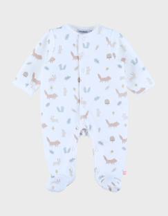 Pyjama bébé en velours à motifs  - vertbaudet enfant
