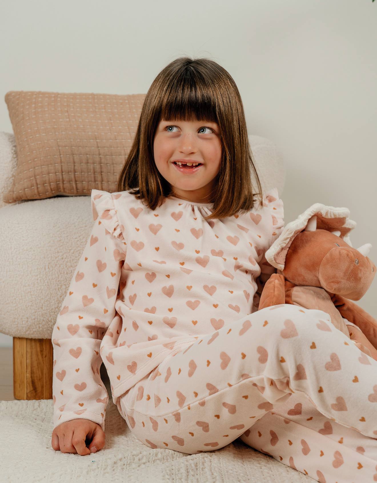 Pyjama 2 Pièces Pour Bébé Fille George Baby - Rose - Taille 6-12 Mois - Neuf Avec étiquettes