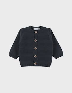 Cardigan en tricot navy  - vertbaudet enfant