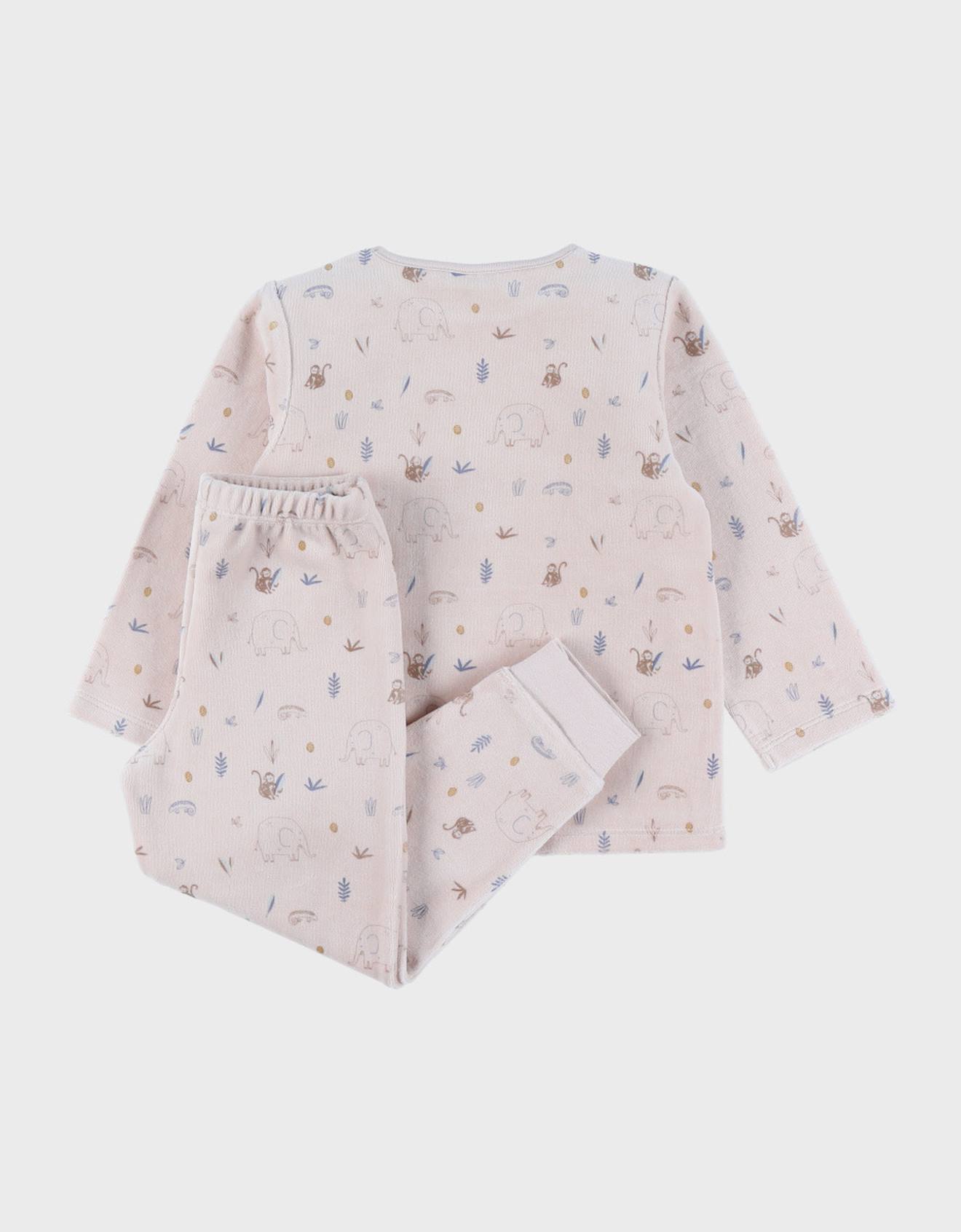 Pyjama 2 Pièces Gymboree Gymmies Taille 3T - Manches Courtes Rose à Motifs éléphant & Coeur - Neuf Avec étiquette