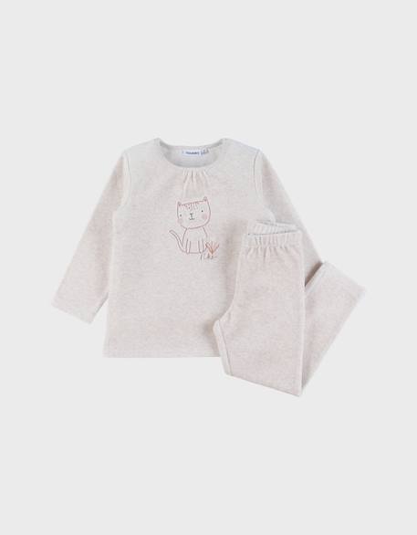 Fille-Pyjama 2 pièces en velours