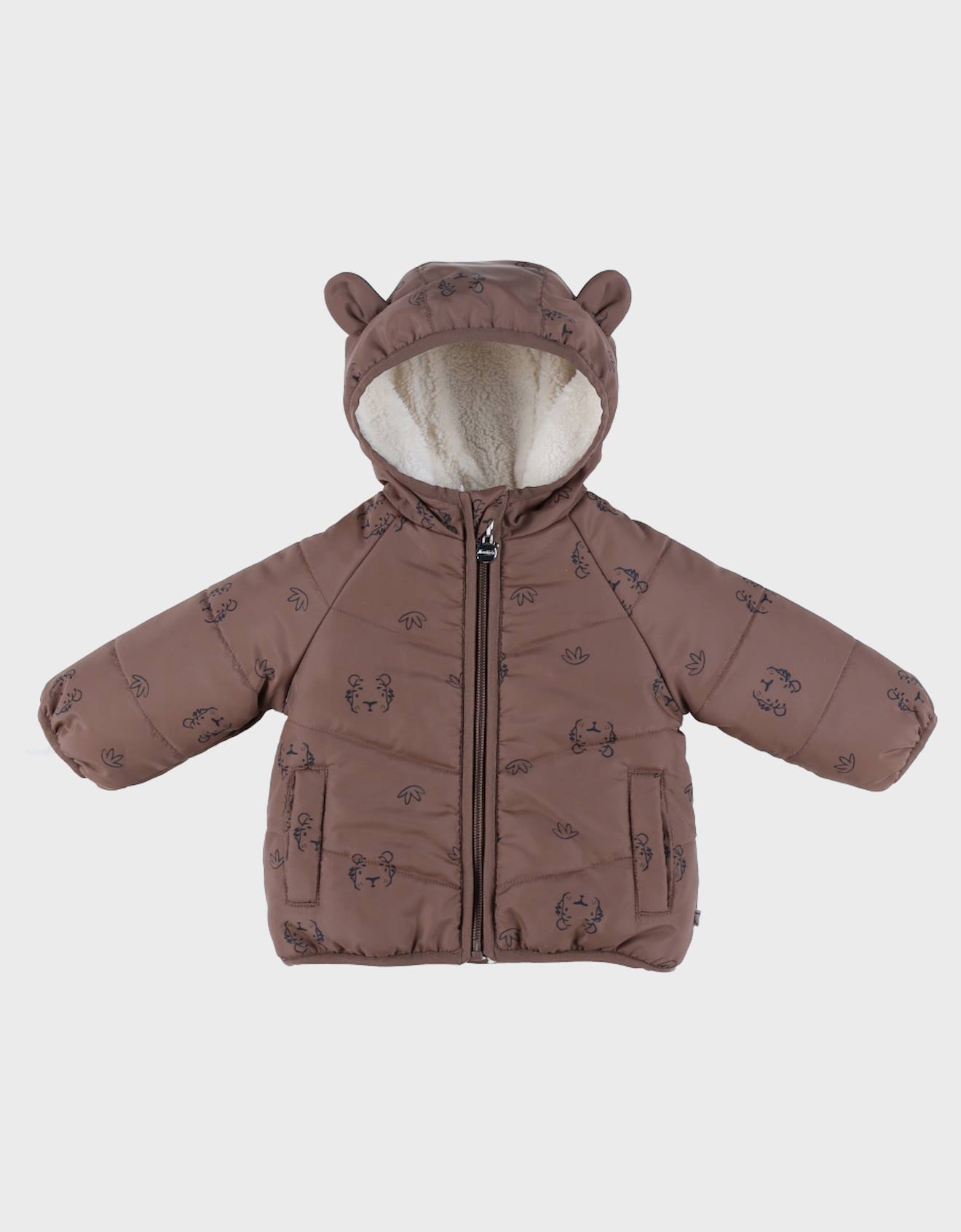 Veste Dperlante En Groloudoux Et Sherpa Marron 15$