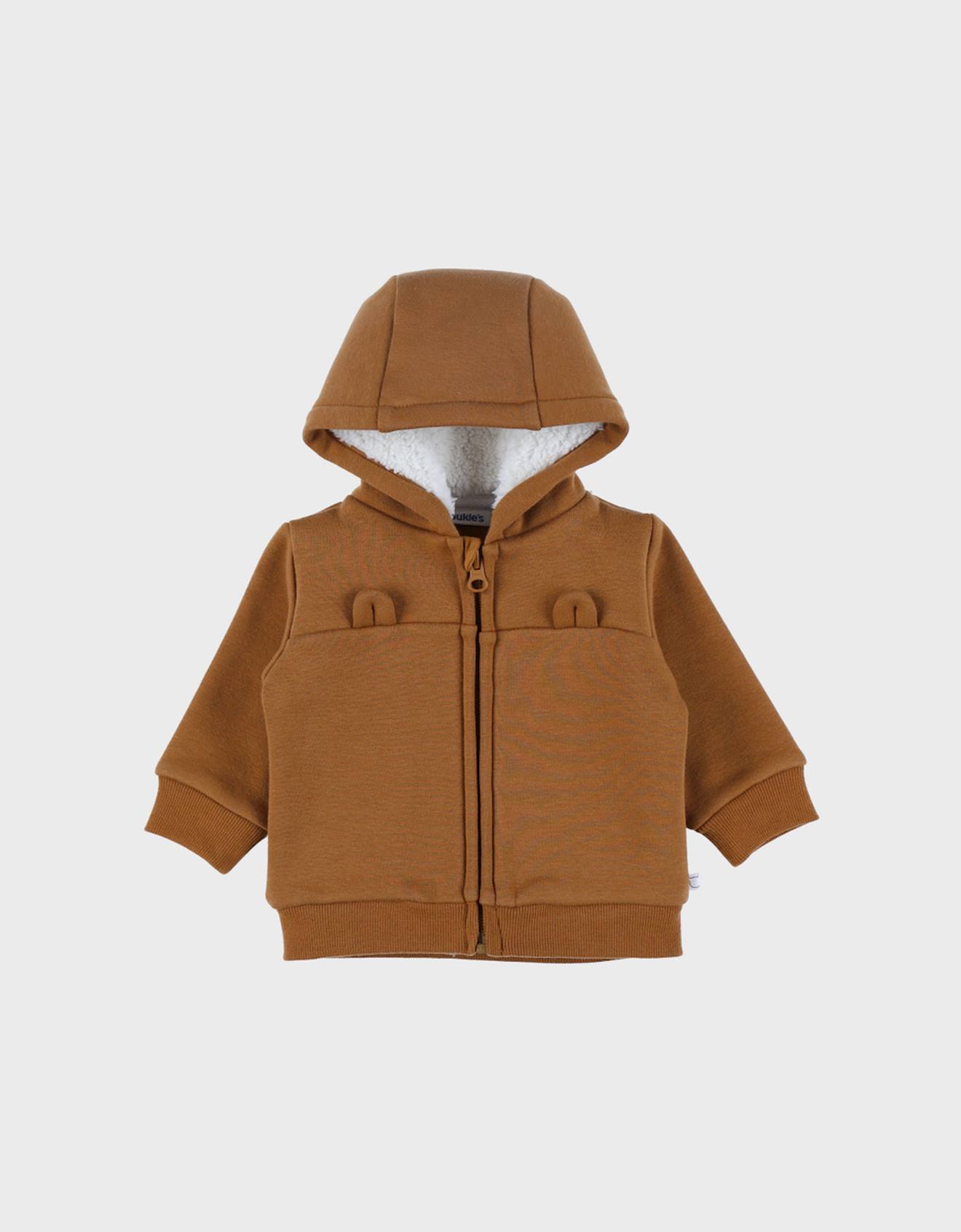Veste Sweat À Capuche En Sweatoloudoux® Marron
