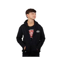 Sweat zippé à col rond et capuche  von dutch slimane  - vertbaudet enfant
