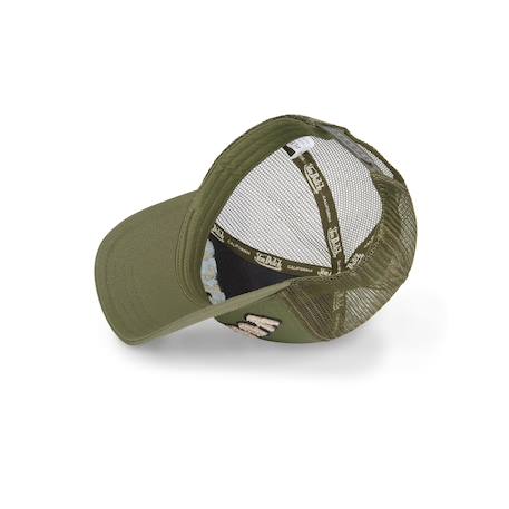 Casquette baseball  avec filet buckl Kaki/beige+Noir/beige+Rose/blanc 4 - vertbaudet enfant 