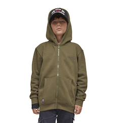 Sweat zippé à col rond et capuche  von dutch slimane  - vertbaudet enfant