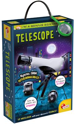 -Telescope + trépied dès 7 ans - Jeu éducatif astronomie, observation des etoiles, zoom