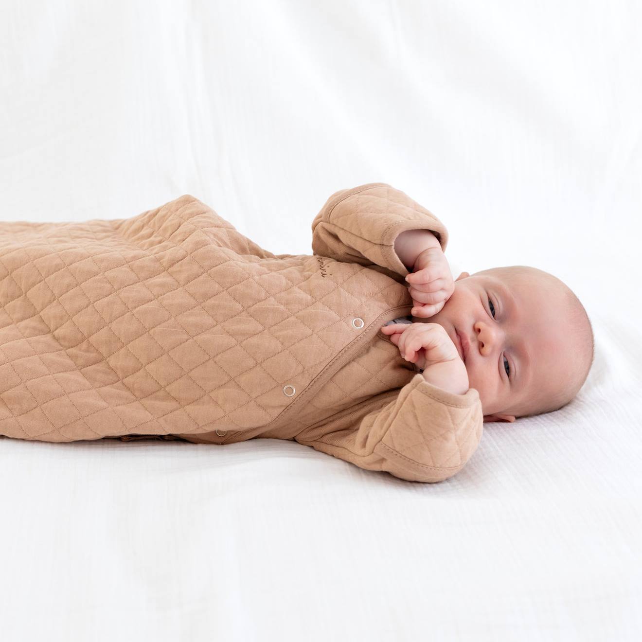Gigoteuse Avec Moufles Mi-saison - Tog 1.5 Matelassé Confort Beige (Bemini) - Image 1