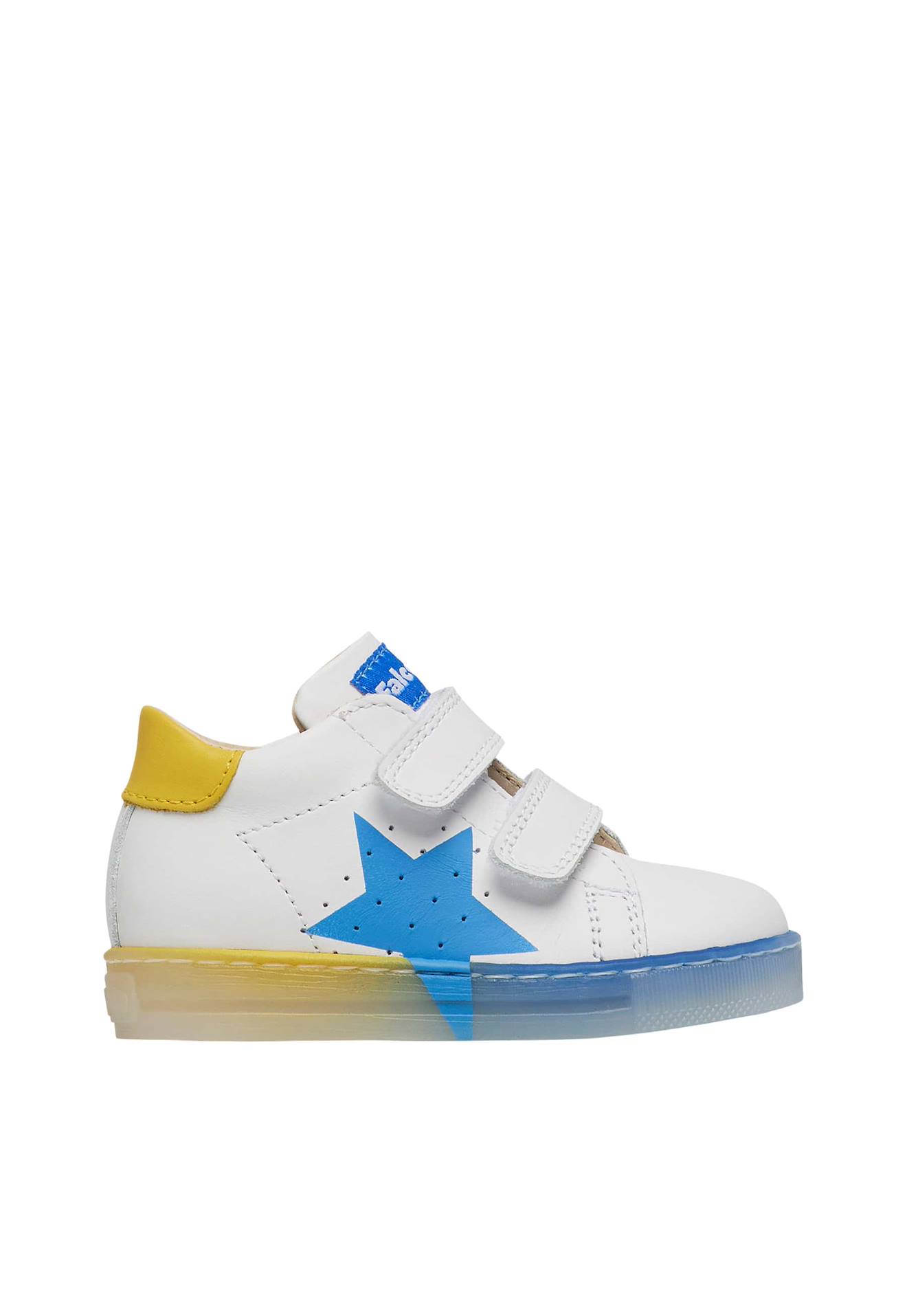 Baskets En Cuir Avec Maxi Étoile Colorée Venus Vl Multicolore