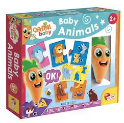 Jouet-Jeux de société-Jeu educatif intéractif Bébé Animaux Carotina, avec stylo parlant lumineux