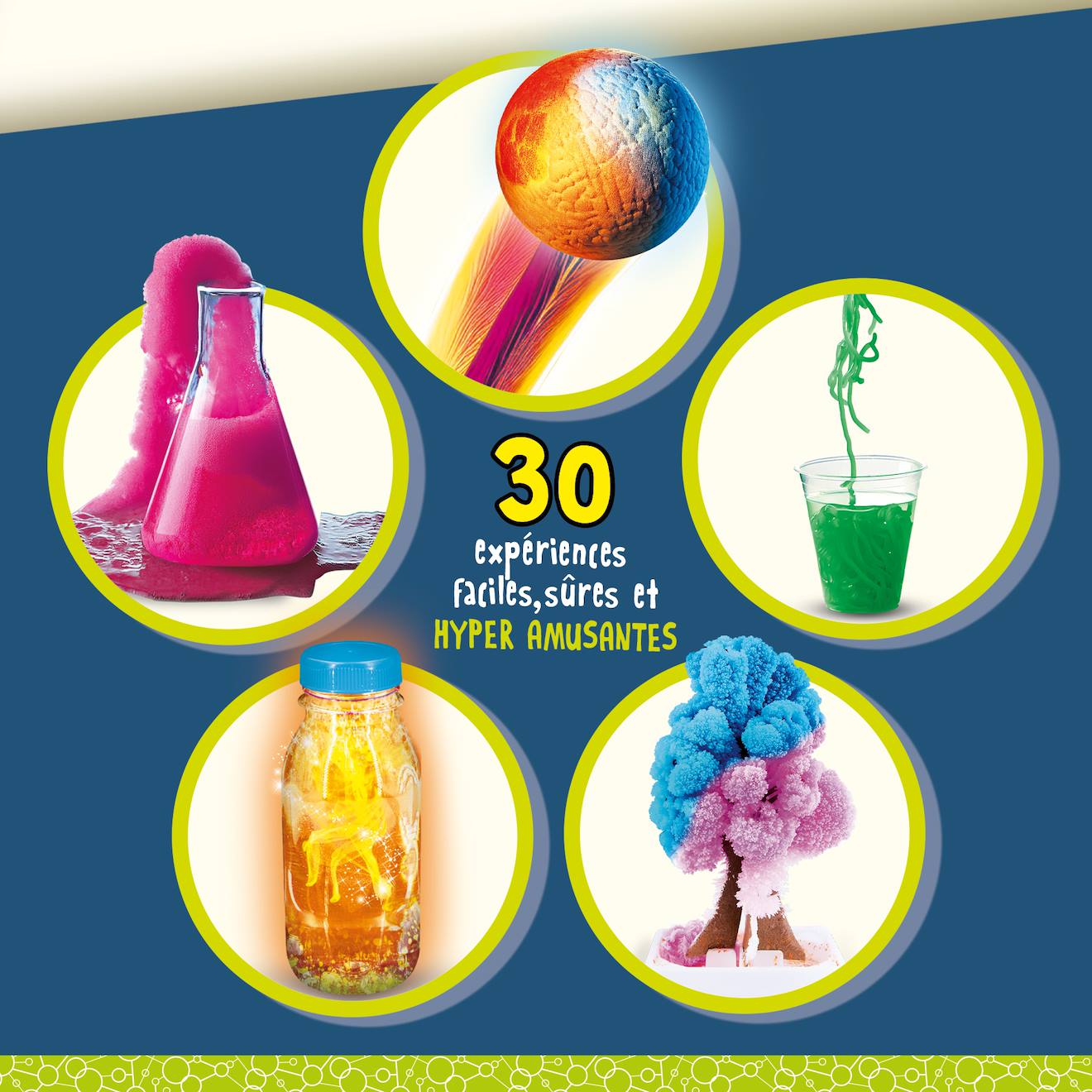 Kit Scientifique 230 Expériences Pour Enfants – Coffret Chimie Et Volcan – Cadeau STEM Garçons Et Filles 8+