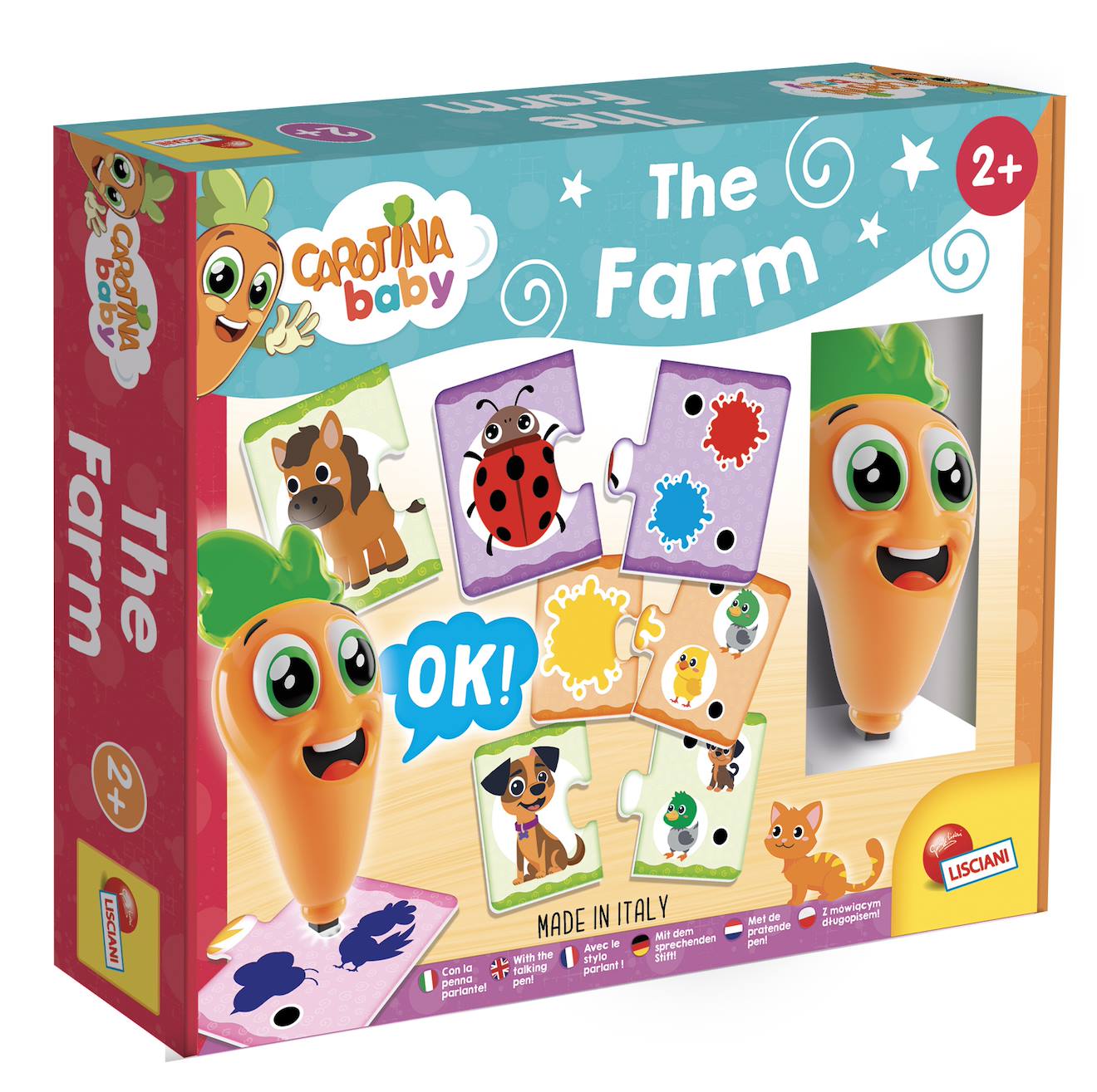 Carotina Baby Stylo Parlant Baby - La Ferme Multicolore