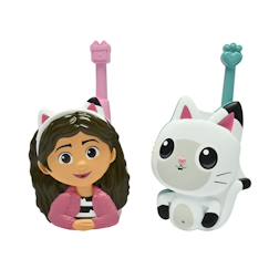 Talkies-walkies gabby et la maison magique 3d, portée jusqu'à 500 mètres  - vertbaudet enfant