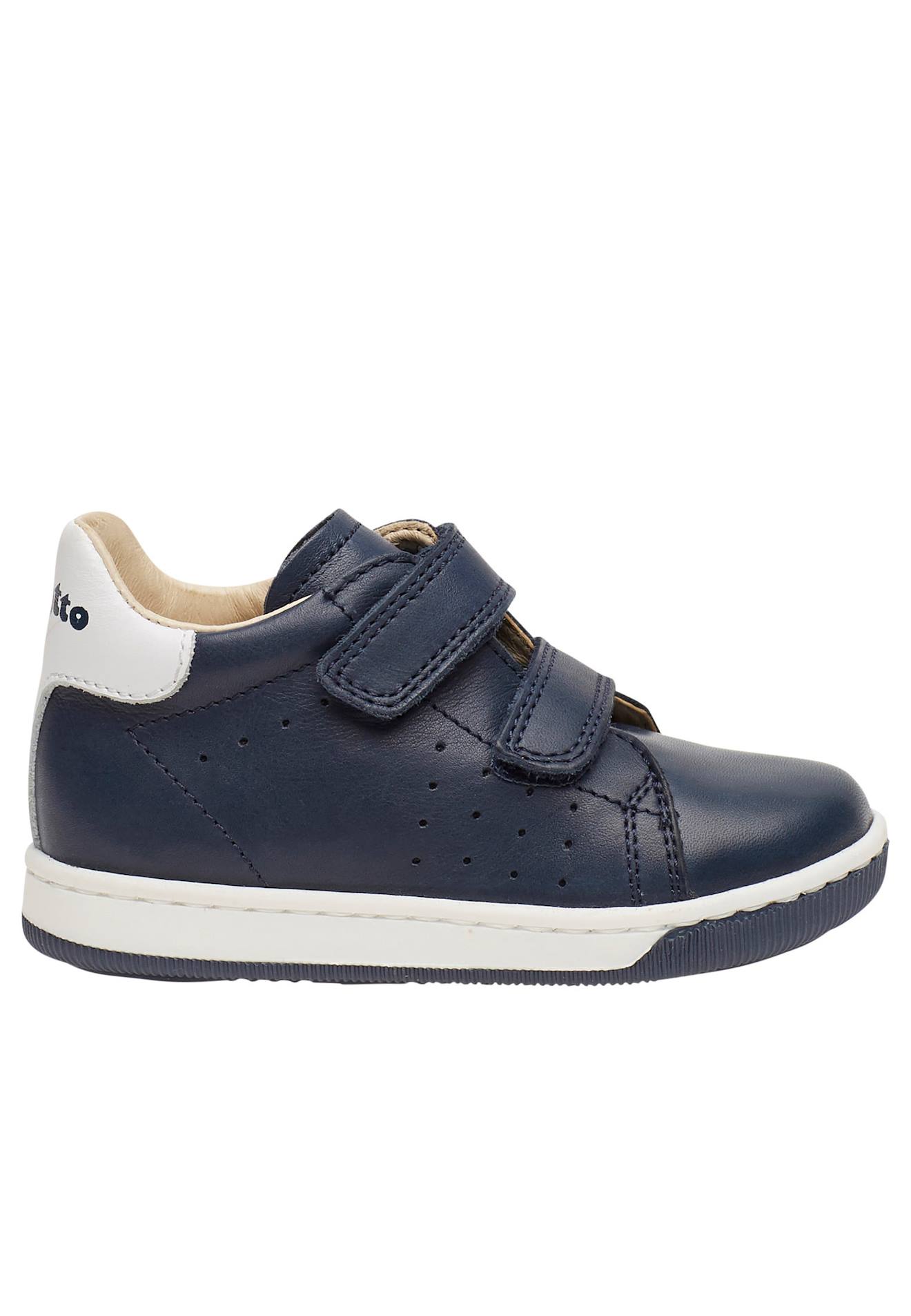 Chaussures En Nappa À Scratch Adam Vl Marine