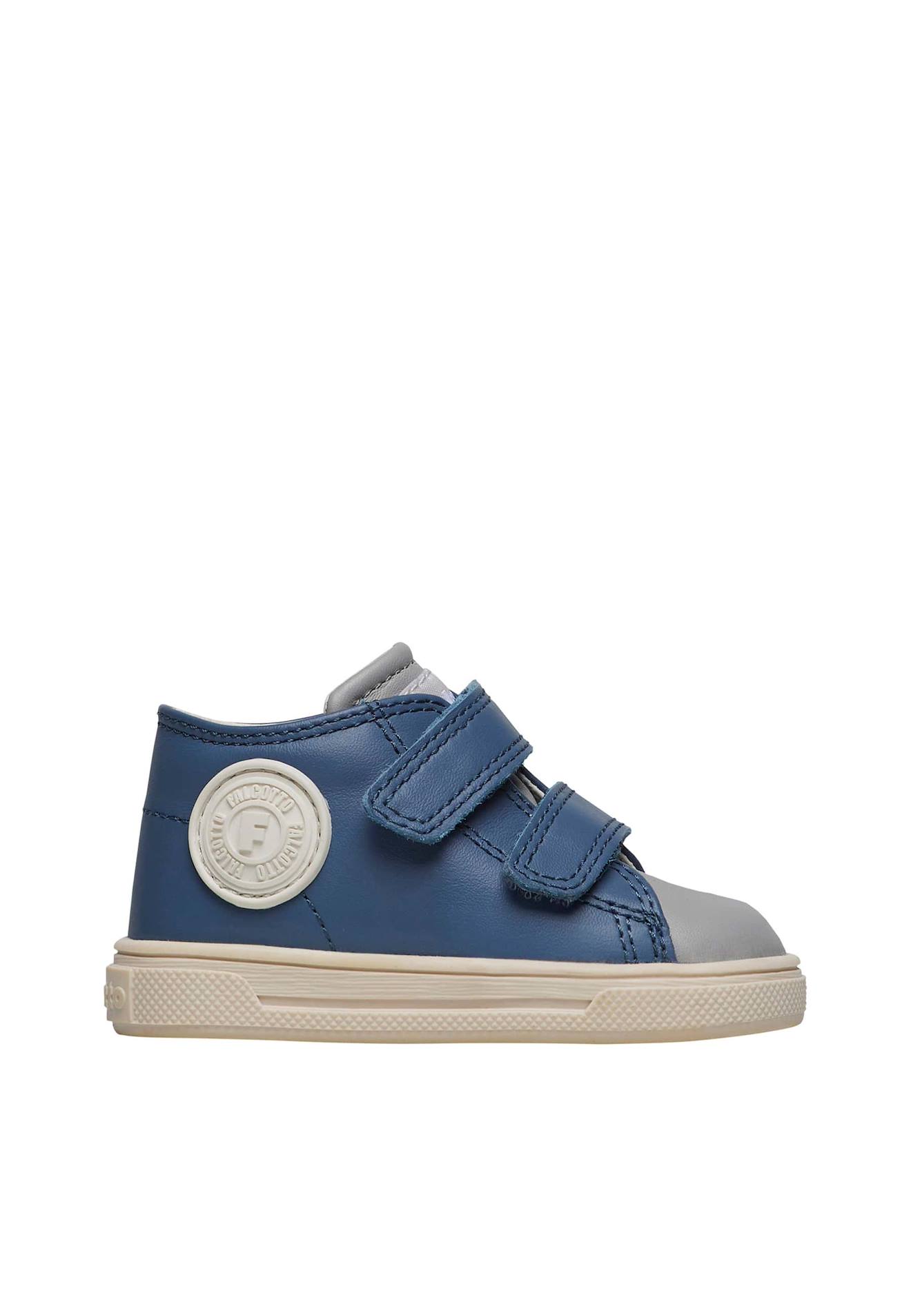 Baskets En Cuir Michael 3. Bleu