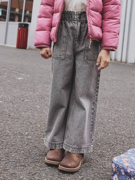 Fille-Jean fille large charpentier 