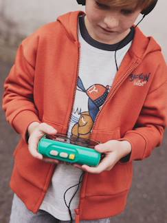 Sweat zippé à capuche imprimé garçon  - vertbaudet enfant