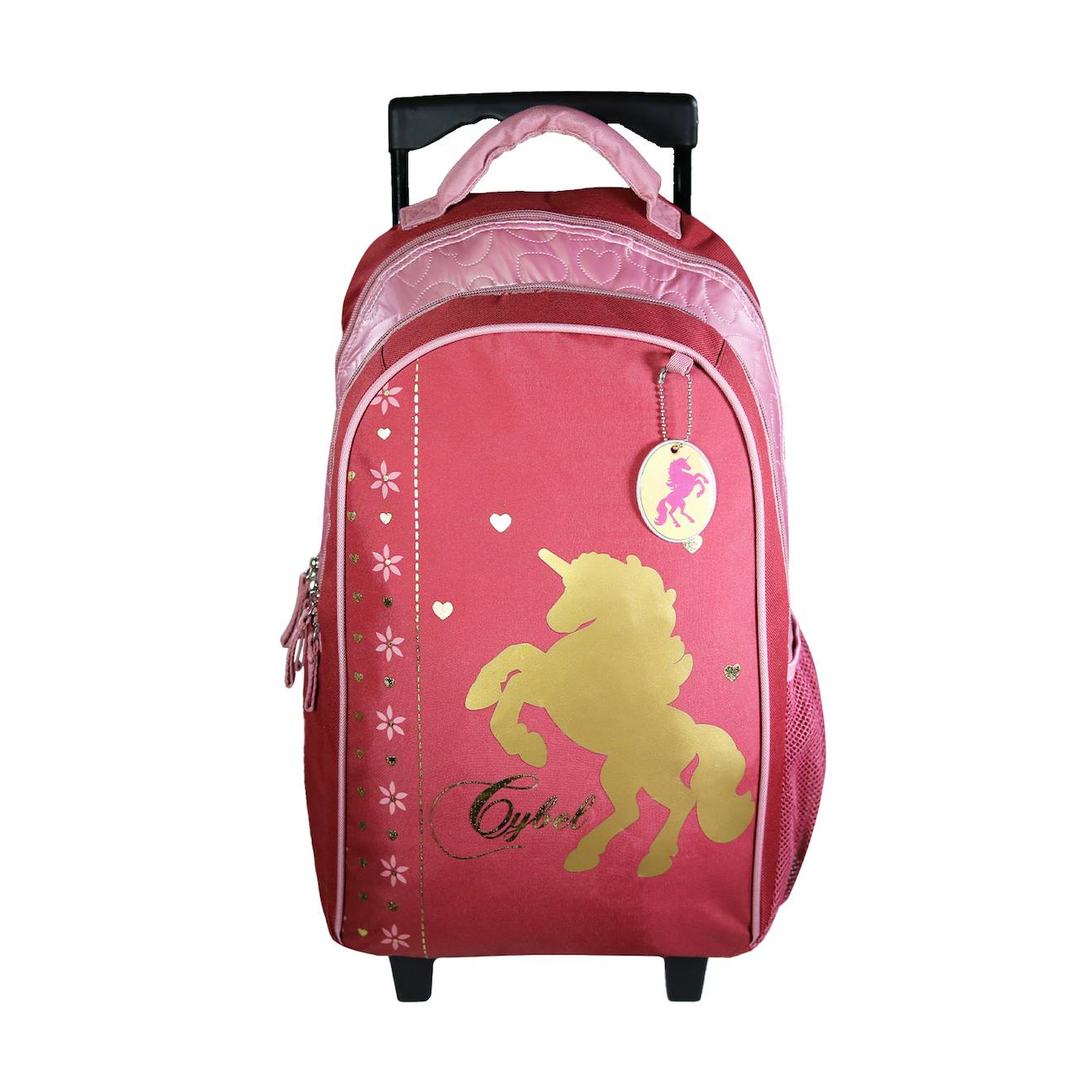 Sac À Dos À Roulettes Primaire Cybel Rose