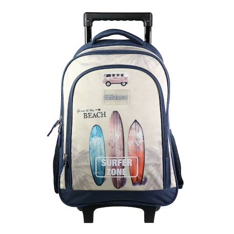 Garçon-Accessoires-Cartable, trousse-Sac à dos scolaire à roulettes offshore  van & surf