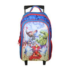 Sac à dos scolaire à roulettes avengers  - vertbaudet enfant