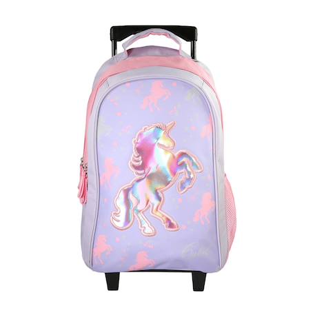 Sac à dos scolaire primaire à roulettes cybel  - vertbaudet enfant