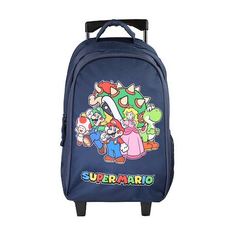 Sac à dos à roulettes primaire super mario  - vertbaudet enfant