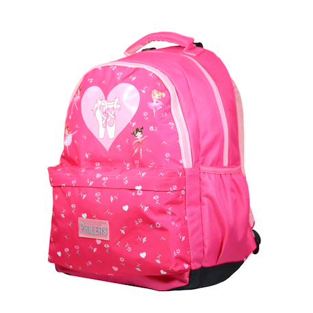 Sac à dos scolaire phileas  danseuses Rose 2 - vertbaudet enfant 