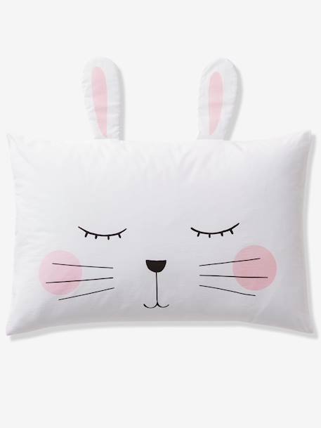 Taie D Oreiller Bebe Lapin Rose Oeko Tex Blanc Vertbaudet Taie D Oreiller Bebe Lapin Rose Oeko Tex Blanc Vertbaudet