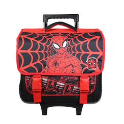 Cartable scolaire à roulettes  spiderman  - vertbaudet enfant