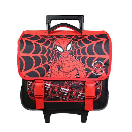 Cartable scolaire à roulettes  spiderman  - vertbaudet enfant