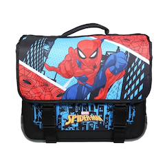 Cartable scolaire primaire spiderman skyscrapers  - vertbaudet enfant