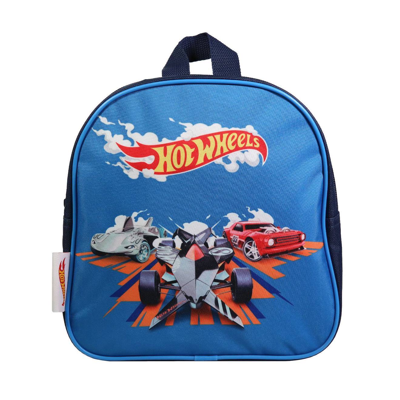 Sac À Dos Gouter Maternelle Hot Wheels Bleu